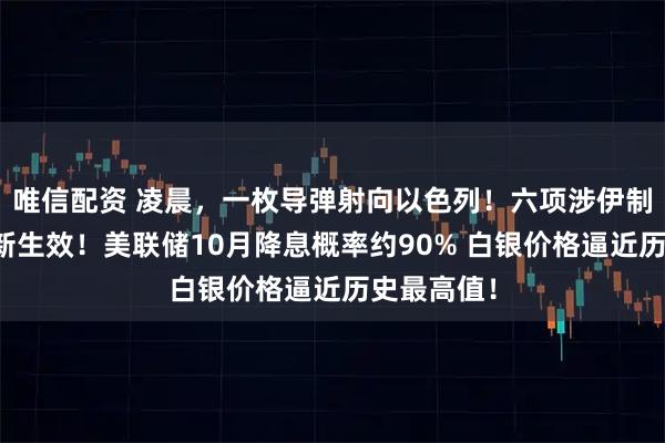 唯信配资 凌晨，一枚导弹射向以色列！六项涉伊制裁决议重新生效！美联储10月降息概率约90% 白银价格逼近历史最高值！
